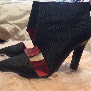 Jeffrey Campbell Vintage Black Strap Booties